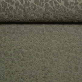 Frottee Jersey Leo Armygrün