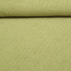 Frottee Strickjersey Uni Grün