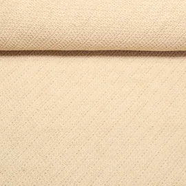 Frottee Strickjersey Uni Sand