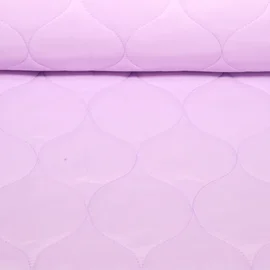 Gesteppter Jackenstoff - Flieder Wattiert