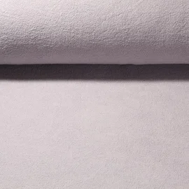 Glattes Teddyfleece "Matilda" Uni Mausgrau