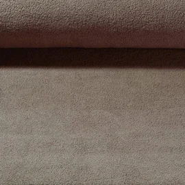 Glattes Teddyfleece "Matilda" Uni Taupe