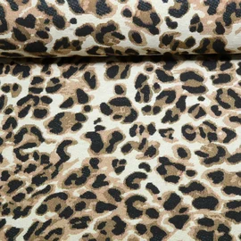 Gobelin Leo Beige Schwarz