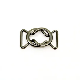 Gürtelschnalle Design 25mm Gunmetal