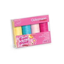 Gütermann Nähfaden-Set Cute & Pink 4x100m