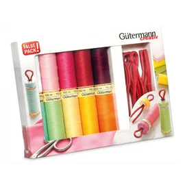 Gütermann Nähfaden-Set mit Bobbin Clips