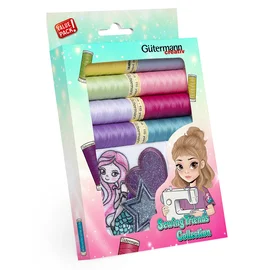Gütermann Set Sewing Friends Collection 8x100m mit 3 Applikationen