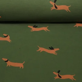 Heavy Jogging Dackel Dunkelgrün Angeraut