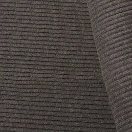 Heavy Rib Bündchen meliert "Paul" Dunkelgrau