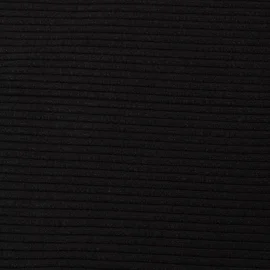 Heavy Rib Bündchen meliert "Paul" Schwarz