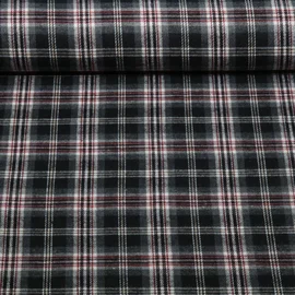 Hemdenstoff Holzfällerkaro Schwarz