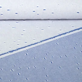 Hosenjeans Burnout Look Doubleface Blau