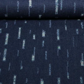 Hosenjeans Heavy Used Look Dunkelblau