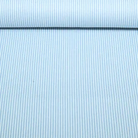 Hosenjeans Streifen Hellblau Weiß