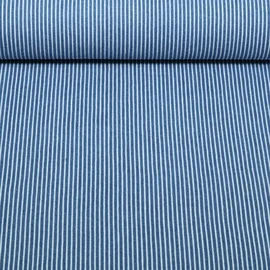 Hosenjeans Stretch Streifen Blau