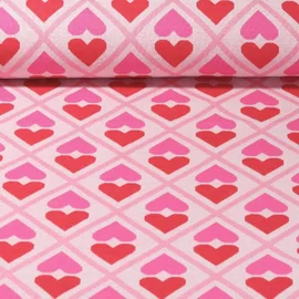 Jacquard Jersey "ASS" Beige Pink