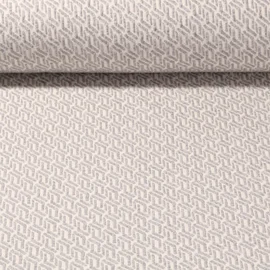 Jacquard Jersey "All In One" Grau