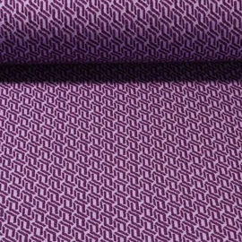Jacquard Jersey "All In One" Lila