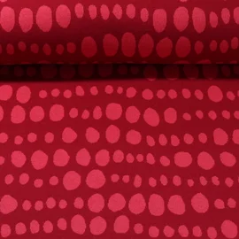 Jacquard Jersey "Forever" Beere