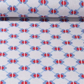 Jacquard Jersey "Like Me" Grau