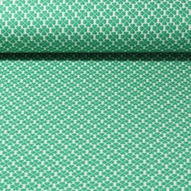 Jacquard Jersey "Lucky Knit" Grün