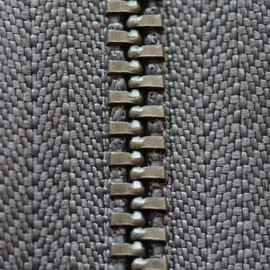 Jeans-Reißverschluss Metall Antique 13cm Anthrazit B39