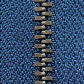 Jeans-Reißverschluss Metall Antique 13cm Marine D040