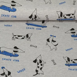 Jersey Dackel Skate Club Grau Melange