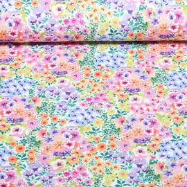 Jersey Digital Blumen Multicolor