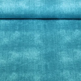 Jersey Jeansoptik Türkis
