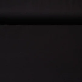 Piqué Jersey Uni Schwarz