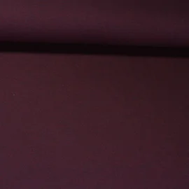 Baumwolljersey "Lana" Bordeaux Schwarz Melange