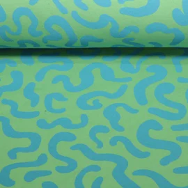 Jogging Geschwungene Linien Grün