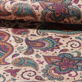 Kork bedruckt Paisleymuster