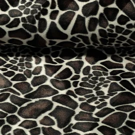 Kunstfell Giraffe Beige Braun