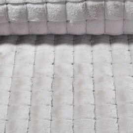 Kunstfell Karo Steingrau 