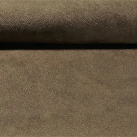 Kunstleder "Be Real" mit recyceltem Leder Braun