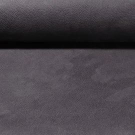 Kunstleder "Be Real" mit recyceltem Leder Grau