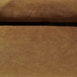 Kunstleder "Be Real" mit recyceltem Leder Karamell