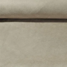 Kunstleder "Be Real" mit recyceltem Leder Silbergrau