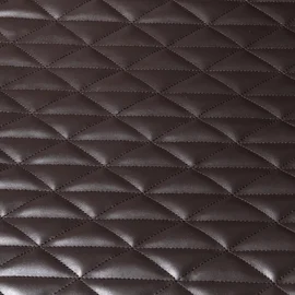 
Kunstleder Gesteppt Dreieck Dunkelbraun