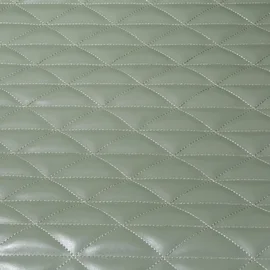 Kunstleder Gesteppt Dreieck Salbei