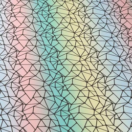 Kunstleder Netz Pastell