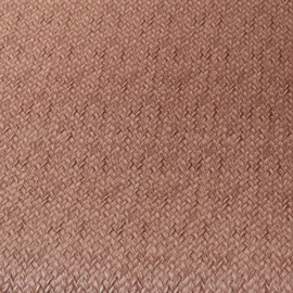 Kunstleder Strickoptik Beige