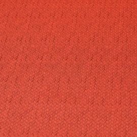 Kunstleder Strickoptik Orange 	