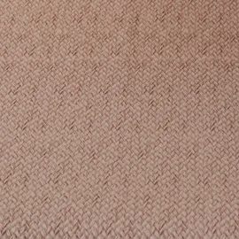 Kunstleder Strickoptik Puderrosa 	