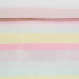 Kuschelfleece Doubleface Streifen Pastell