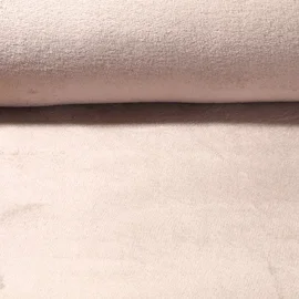 Kuschelfleece Uni Beige
