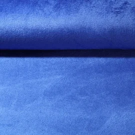 Kuschelfleece Uni Königsblau
