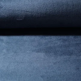 Kuschelfleece Uni Marine
